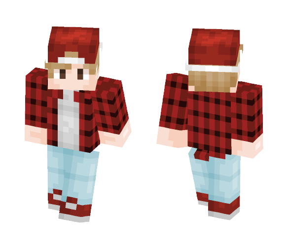 Flannel Teen - Male Minecraft Skins - image 1