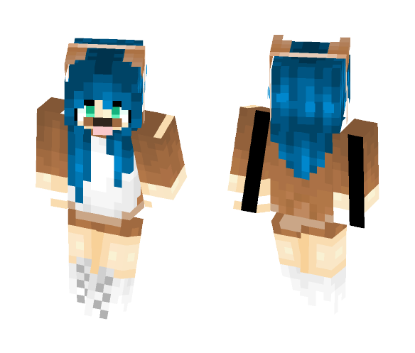 Corgi Girl - Girl Minecraft Skins - image 1
