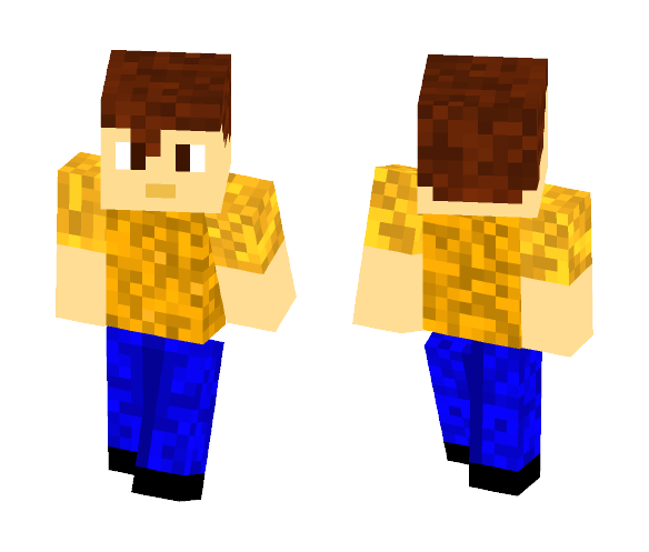 Orange boy - Boy Minecraft Skins - image 1