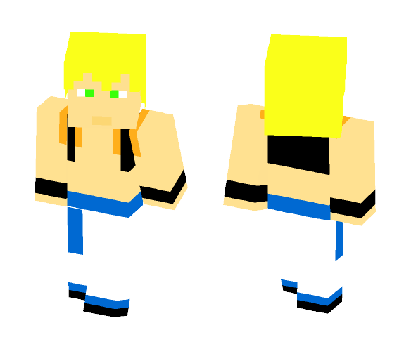 Super Saiyan Gogeta (Dragon Ball) - Male Minecraft Skins - image 1