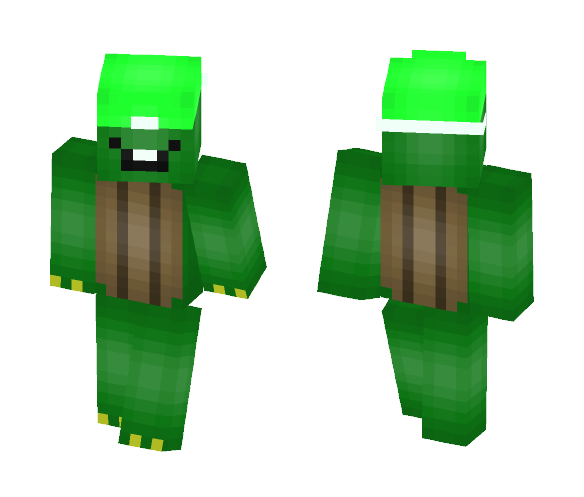 Turtle With Snapback :P - Male Minecraft Skins - image 1