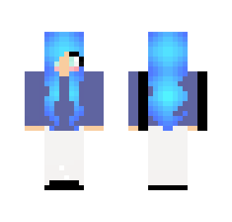 Blue girl skin - Girl Minecraft Skins - image 2
