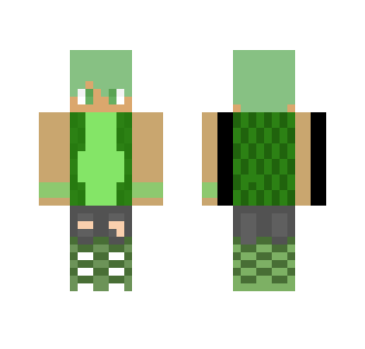 Green Summer *Mushie* - Male Minecraft Skins - image 2