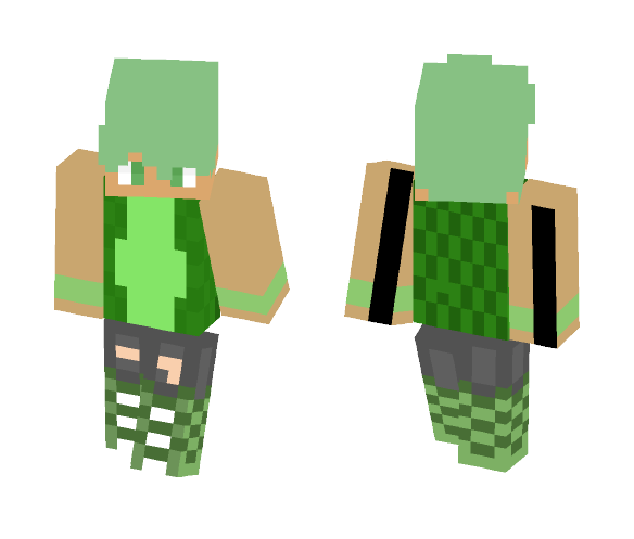 Green Summer *Mushie* - Male Minecraft Skins - image 1