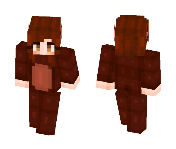 Bear Onesie - Female Minecraft Skins - image 1