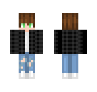 dαиibєαя // Black Flannel - Male Minecraft Skins - image 2