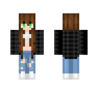 dαиibєαя // Black Flannel - Female Minecraft Skins - image 2