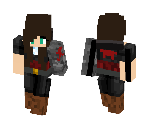 Winter Soldier Female - Female Minecraft Skins - image 1