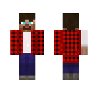 Plaid Shirt Skin - Male Minecraft Skins - image 2