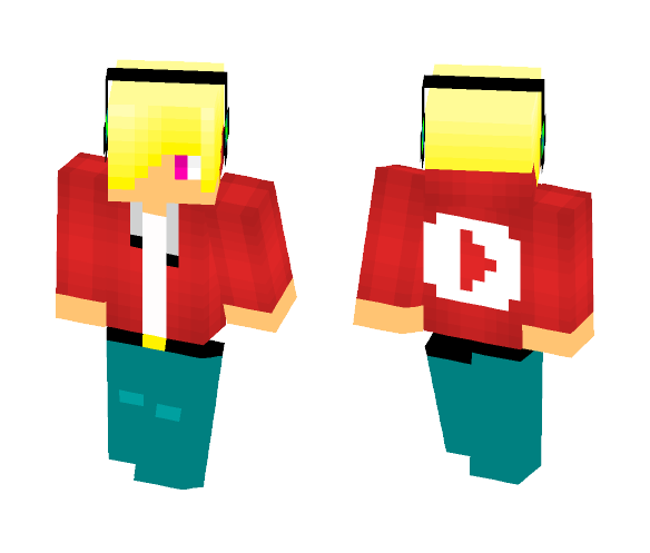 YouTube Jacket - Male Minecraft Skins - image 1