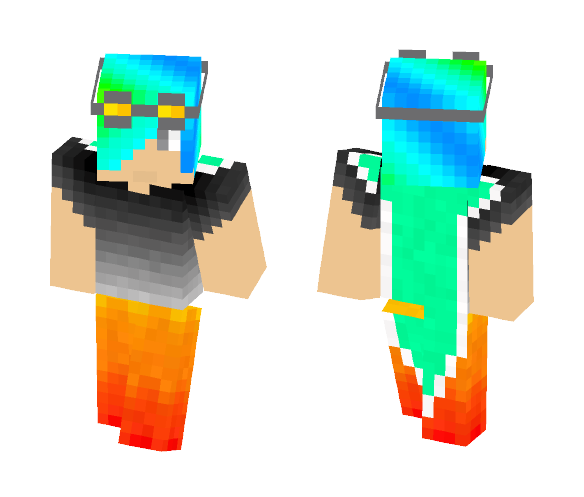 Minty Burn - Male Minecraft Skins - image 1