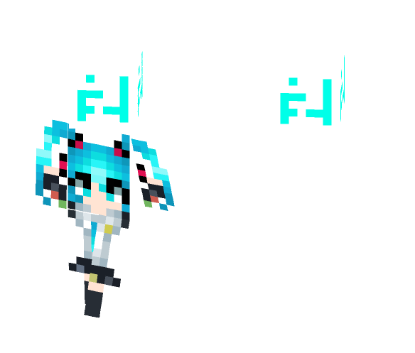 FrostHawk ❤️ Hatsune Miku - Female Minecraft Skins - image 1