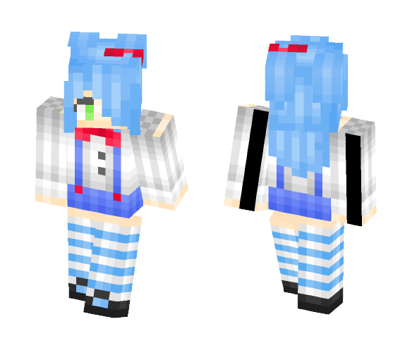 Toy Bonnie Human (FNAF) - Female Minecraft Skins - image 1