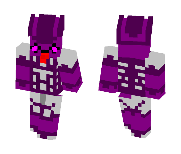 Purple Monster - Female Minecraft Skins - image 1