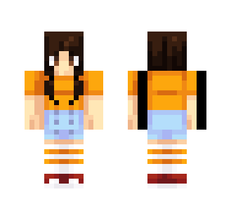 yellow aesthetics - Female Minecraft Skins - image 2