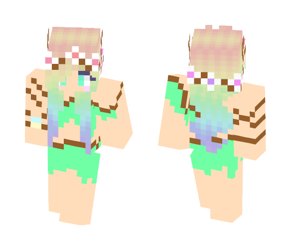 Elven Girl - Girl Minecraft Skins - image 1