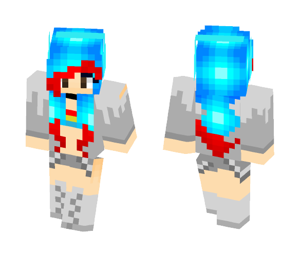 the living tombstone girl - Girl Minecraft Skins - image 1