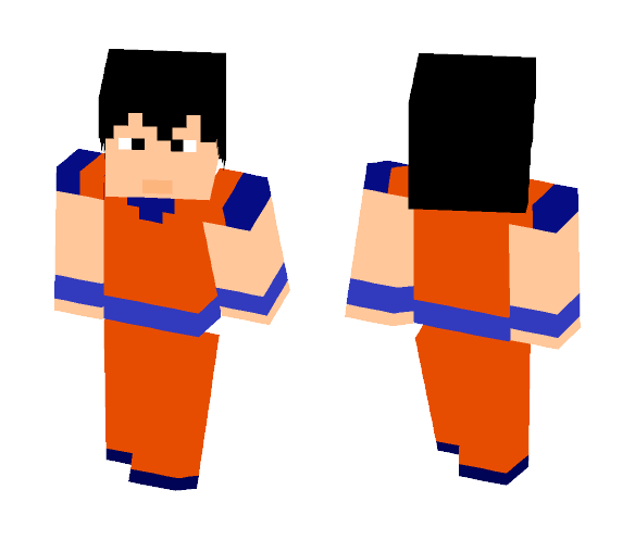 Son Goku (Dragon Ball) - Male Minecraft Skins - image 1