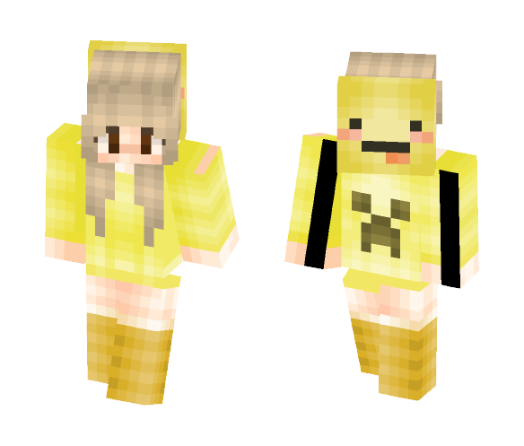 A bit too yellow / (❛▿❛✿) - Female Minecraft Skins - image 1