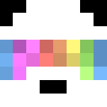 Panda awesomness rainbow - Male Minecraft Skins - image 3