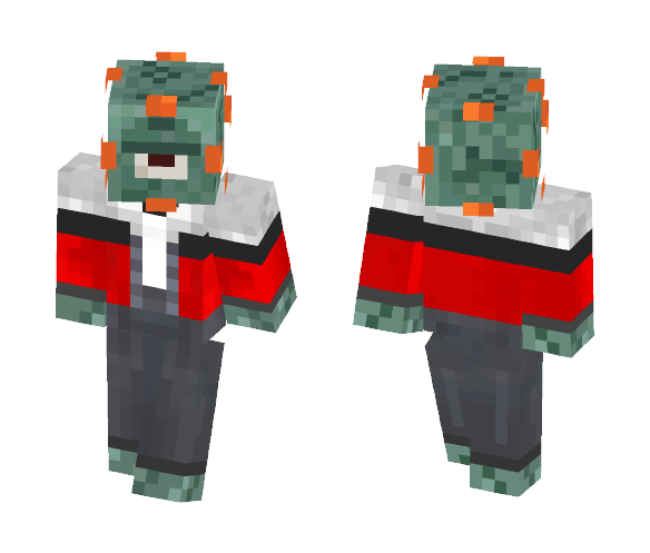 Gardian In a Suit - Male Minecraft Skins - image 1