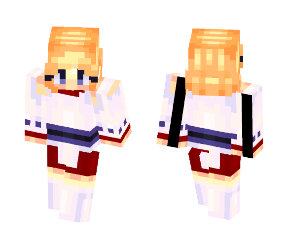 Kagamine Rin ☆ Suou ☆ Deep-Red - Female Minecraft Skins - image 1
