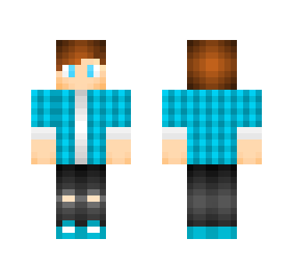 Cool Blue Teen - Male Minecraft Skins - image 2