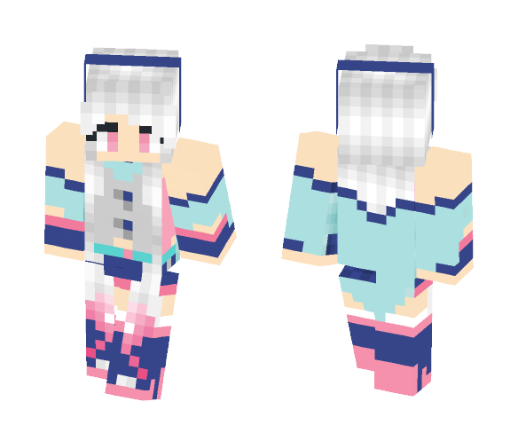 Maika Vocaloid - Female Minecraft Skins - image 1