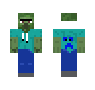 Cool zombie villager - Male Minecraft Skins - image 2