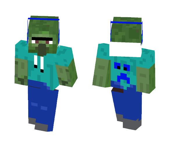 Cool zombie villager - Male Minecraft Skins - image 1