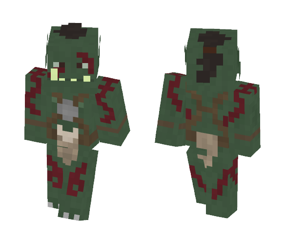 Orc with Warpaint - Male Minecraft Skins - image 1