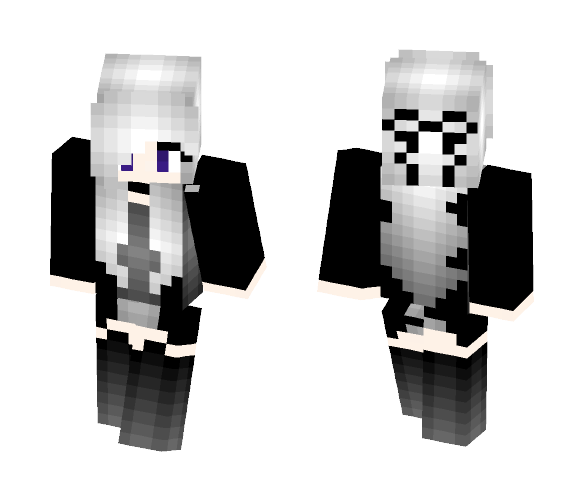 Goth Girl - Girl Minecraft Skins - image 1