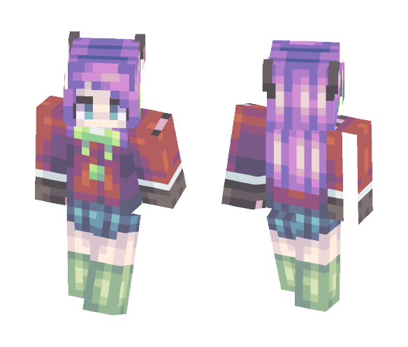 nyaa hashimoto >:33ccc - Female Minecraft Skins - image 1