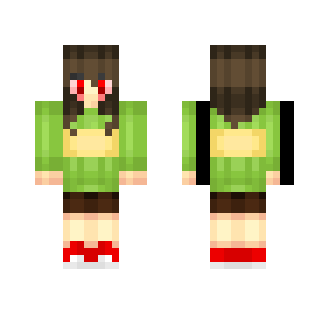 -Remaster- UnderTale Chara =:) - Female Minecraft Skins - image 2