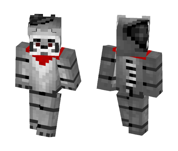 Ray the Racoon TNAR - Male Minecraft Skins - image 1