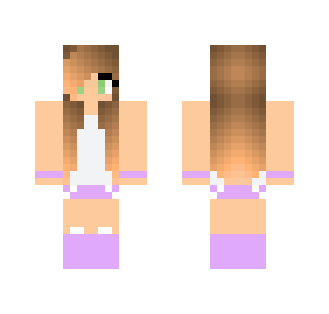 Cute Purple Gurl - Female Minecraft Skins - image 2