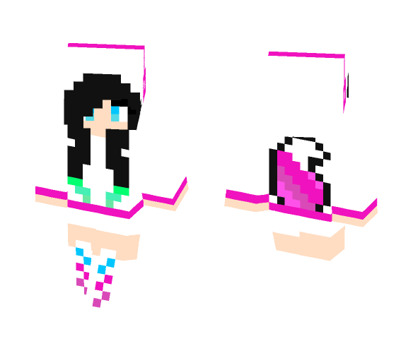 Wolf hoodie girl - Girl Minecraft Skins - image 1