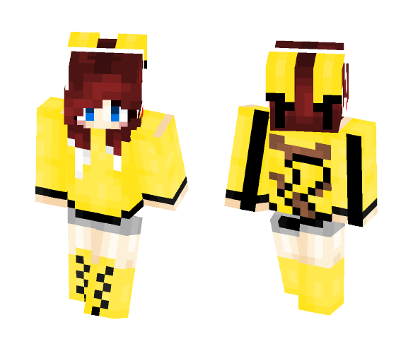 Pikachu Girl - Girl Minecraft Skins - image 1