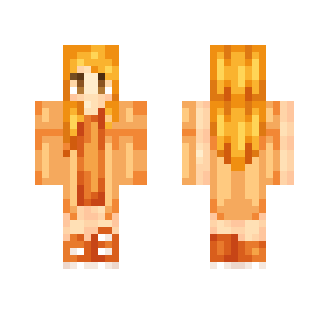 Orange - Female Minecraft Skins - image 2