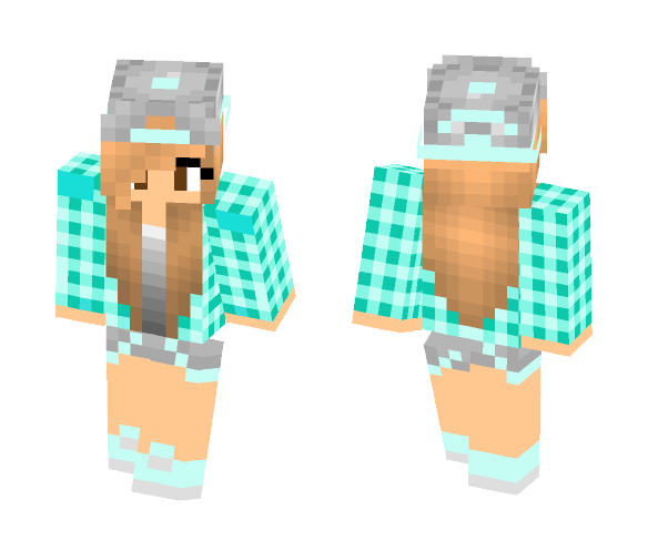 Swagg girl - Girl Minecraft Skins - image 1