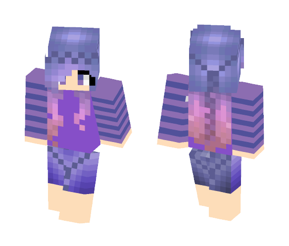 purple gir - Female Minecraft Skins - image 1