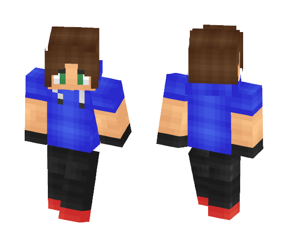Casual looking guy in a hoodie. - Male Minecraft Skins - image 1