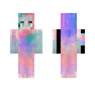 blotchs of rainbow - Female Minecraft Skins - image 2