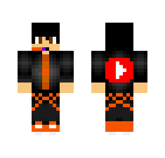 Orange Gamer - Male Minecraft Skins - image 2