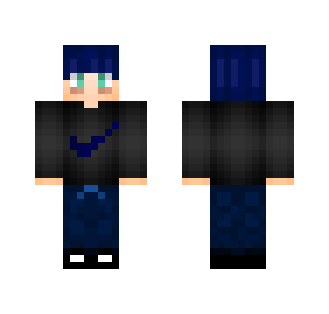 Blue Guy With Joggers - Male Minecraft Skins - image 2