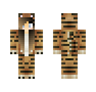 Tiger Onesie - Female Minecraft Skins - image 2
