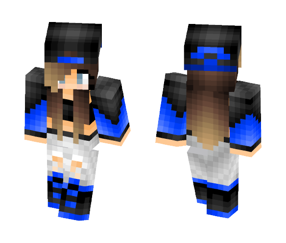 Cool Blue - Female Minecraft Skins - image 1