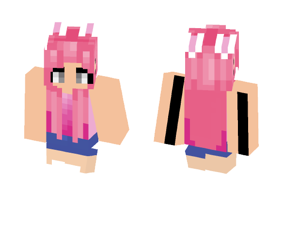 Kawaii Pink Girl ( READ DESC) - Girl Minecraft Skins - image 1