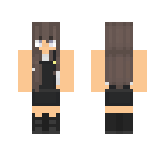 Black Overall Dress! :3 | Obvious - Female Minecraft Skins - image 2