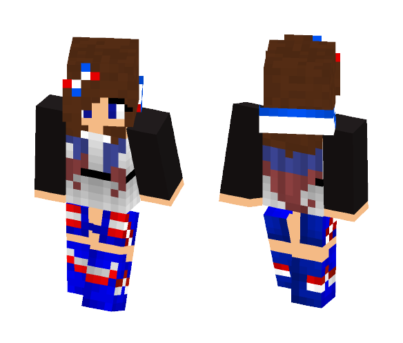 4th Of July Bailey - Female Minecraft Skins - image 1